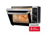 HANSEATIC Minibackofen "17194935, 30 L Volumen, 1600 W", schwarz, B:45cm H:35cm T:40cm, Minibacköfen, inkl. 3 Jahre Herstellergarantie, Minibackofen