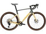 Gravelbike KROSS "KROSS Gravelbike Esker RS 1.0 28" grau" Gr. 48, grau (grau, grau), Fahrräder, Herren, 48cm, 28 Zoll (71,12cm) hinten: 28 Zoll (71,12cm), Gravelbike, mit Carbon-Rahmen und -Gabel