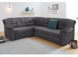 Ecksofa DOMO COLLECTION "SARAFINA 240x190 cm, auch mit Federkern für mehr Sitzkomfort", braun (espresso), B:240cm H:83cm T:190cm, Microfaser PRIMABELLE (100% Polyester) / Struktur (90% Polyester; 10% Polyacryl);Luxus-Microfaser (92% Polyester, 8% Nylon);Microfaser PRIMABELLE (100% Polyester), Sofas, Ecksofa, whlw. mit Bettfunktion, elegantes Design, L-Form