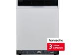 HANSEATIC Unterbaugeschirrspüler "GU HBW 324", Energieeffizienz: B, silber (weiß, neutral), B:59,8cm H:82cm T:57cm, Geschirrspüler, Unterbaugeschirrspüler