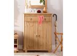 Kommode OTTO HOME "Indra, Sideboard", beige (natur), B:74cm H:100cm T:35cm, FSC-zertifiziertes Massivholz, Sideboards, Kommode, aus massiver Kiefer, FSC-zertifiziert, MADE in EU