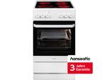 HANSEATIC Elektro-Standherd "5022CE3.313eED(W)", Energieeffizienz: A, weiß, Herdsets, inkl. 3 Jahre Herstellergarantie, Elektro-Standherd