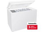 HANSEATIC Gefriertruhe, Energieeffizienz: C, weiß, B/H/T: 102,6cm x 84,5cm x 61,6cm, Gefriertruhen, inkl. 3 Jahre Herstellergarantie, Gefriertruhe