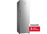 HANSEATIC Gefrierschrank "HGS18560CNFCI", Energieeffizienz: C, silber (silberfarben), B:59,5cm H:185cm T:64,4cm, Gefrierschränke, inkl. 3 Jahre Herstellergarantie, Gefrierschrank, Topseller