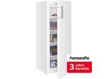 HANSEATIC Gefrierschrank, Energieeffizienz: D, weiß, B:54,4cm H:142,6cm T:57,1cm, Gefrierschränke, inkl. 3 Jahre Herstellergarantie, Gefrierschrank, Topseller