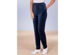 Nickihose CLASSIC BASICS, Damen, Gr. 24/25, Normalgrößen, blau (marine), 80% Baumwolle, 20% Polyester, unifarben, lang, Hosen