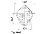 BORGWARNER Thermostat, Kühlmittel 400780d für LOMBARDINI DEUTZ-FAHR
