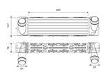 VALEO Ladeluftkühler 818252 für BMW