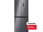 HANSEATIC Multi Door "HCDC18080CI", Energieeffizienz: C (A-G), silber (edelstahl), B:79cm H:180cm T:70cm, Kühlschränke, inkl. 3 Jahre Herstellergarantie
