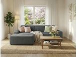 Ecksofa TRENDMANUFAKTUR "Wien, wahlweise mit Sitzvorschub und Bettkasten, Breite 246 cm", grau (anthrazit), B:246cm H:73cm T:162cm, 95%Polyester, 5%Polyamide, Sofas, Ecksofa, L-Form, in trendigem Cordstoff