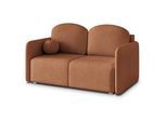 BETTSOFA SUVI II NV Orange Geflochtener Stoff mit Schlaffunktion