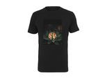 T-Shirt MISTERTEE "MisterTee Herren Pizza Plant Tee", Herren, Gr. L, schwarz, 100% Baumwolle, unifarben, normal, Rundhals, Shirts T-Shirt