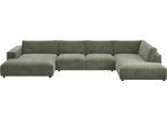 Wohnlandschaft MUSTERRING "MR LUCIA, das ultimative Raumwunder von Musterring", tutle, B:434cm H:81cm T:224cm, 88% Polyester, 12% Polyacryl, Sofas, Wohnlandschaft, Gigantische Fläche, erstklassige Kammerkissen & Luxus-Komfort