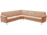 Ecksofa HOME AFFAIRE "Solvaro, optional motorischer Sitzvorzug, Breite 283 cm", rusty, B:283cm H:85cm T:263cm, 76% Polyacryl, 24% Polyester, Sofas, Ecksofa, Saugroboter-tauglich, hochwertige Details & sorgfältige Verarbeitung