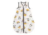 Babyschlafsack SCHLUMMERSACK "Schlafsack ohne Füßen 0.5 Tog" Gr. 56, gelb (panda), Schlafsäcke, Baby, L: 56cm, Obermaterial: 50% Baumwolle CO(Bio). 50% Viskose CV., Babyschlafsack, L:56cm