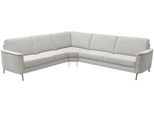 Ecksofa HOME AFFAIRE "Solvaro, optional motorischer Sitzvorzug, Breite 283 cm", silber, B:283cm H:85cm T:263cm, 76% Polyacryl, 24% Polyester, Sofas, Ecksofa, Saugroboter-tauglich, hochwertige Details & sorgfältige Verarbeitung