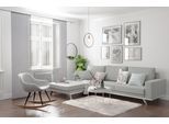 Schiebegardine HOMING "Manhattan", silber (silberfarben), B:60cm H:245cm, Polyester, Gardinen, Schiebegardine, modern, Wohnzimmer, Schlafzimmer