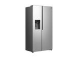 GORENJE Side-by-Side "NRS917C61", Energieeffizienz: C, inox, B:91,1cm H:178,6cm T:61,5cm, Kühlschränke, mit Wasser-/Eisspender, kein Festwasseranschluss dank Tank, Side-by-Side