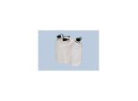 Hünersdorff Doppelkanister ECO 5,5+3 L, HD-PE natur, mit UN-Zulassung, Zubehör schwarz (824900)