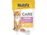 MultiFit Care Nassfutter Katze Junior Huhn 48x85 g