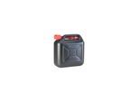Hünersdorff Kraftstoff-Kanister STANDARD 10 L, HDPE schwarz, mit UN-Zulassung, rotes Zubehör (812800)