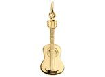 Kettenanhänger JOBO "Anhänger Gitarre 24 mm", gelbgold 333, Schmuckanhänger, Damen, Gelbgold 333, Kettenanhänger, 8 Karat 333 Gold