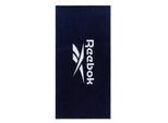 Strandtuch REEBOK "Positano", vector navy, B:70cm L:140cm, Frotteevelours, Baumwolle, Handtücher, mit Schlaufe zum Aufhängen