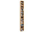 Mid.you Cd-Regal, Buche, Holzwerkstoff, 10 Fächer, 21x183x20 cm, Wohnzimmer, Regale, CD & DVD-Regale