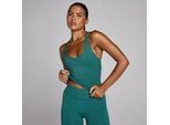 MP Damen Tempo Twist Back Top - Tiefes Blaugrün - XS