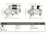 DENSO Starter dsn3056 für VW