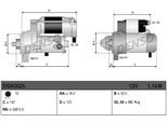 DENSO Starter dsn3025 für VW