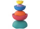 Balancetrainer STAPELSTEIN "Inside rainbow classic", bunt, Balancetrainer, Kinder, B/H/L: 87,6cm Ø 21,2cm, Polypropylen, bis zu 50 kg belastbar, H:87,6cm Ø:21,2cm