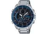 Smartwatch CASIO EDIFICE "ECB-900DB", silber (dunkelblau, silberfarben, silberfarben), Smartwatches, Herren, Smartwatch, Solaruhr, Armbanduhr, Herrenuhr, Android, iOS, Edelstahlarmband