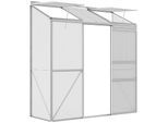 4goodz Muurkas schuifdeur polycarbonaat + aluminium 192x68x196 cm
