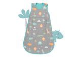 Babyschlafsack SCHLUMMERSACK "Schlafsack ohne Füßen 1.0 Tog" Gr. 70, grau (safari), Schlafsäcke, Baby, L: 70cm, Obermaterial: 100% Baumwolle CO., L:70cm