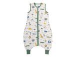 Babyschlafsack SCHLUMMERSACK "Schlafsack mit Füßen 0.5 Tog" Gr. 90, grün (dschungel), Schlafsäcke, Baby, L: 90cm, Obermaterial: 50% Baumwolle CO(Bio). 50% Viskose CV., L:90cm