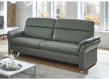 3-Sitzer DIE PLANBAR "PN-EM16031, Breite 216 cm", grün (torro opal), B:216cm H:96cm T:92cm, Sofas, Echtleder mit Federkernpolsterung, wahlweise mit Armteilverstellung