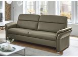 3-Sitzer DIE PLANBAR "PN-EM16031, Breite 216 cm", beige (torro olive), B:216cm H:96cm T:92cm, Sofas, Echtleder mit Federkernpolsterung, wahlweise mit Armteilverstellung