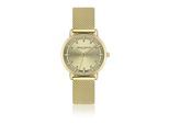 Quarzuhr FRANZ BÖHLER "BE2-B038G", gold, Armbanduhren, Damen, Quarzuhr