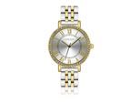 Quarzuhr CLARE MOSS "CMB3-B294S", gold, silber, Armbanduhren, Damen, Quarzuhr