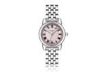 Quarzuhr FRANZ BÖHLER "BD7-B074S", rosa (silber), Armbanduhren, Damen, Quarzuhr