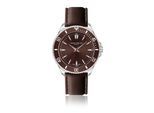 Quarzuhr FRANZ BÖHLER "BA4-S030S", braun, Armbanduhren, Herren, Quarzuhr