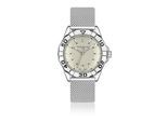 Quarzuhr FRANZ BÖHLER "BB1-B010S", silber, Armbanduhren, Herren, Quarzuhr
