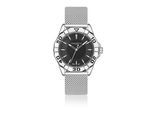 Quarzuhr FRANZ BÖHLER "BB2-B010S", silber, Armbanduhren, Herren, Quarzuhr