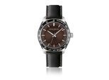 Quarzuhr FRANZ BÖHLER "BA8-S010S", braun (schwarz), Armbanduhren, Herren, Quarzuhr