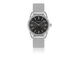 Quarzuhr FRANZ BÖHLER "BB6-B010S", silber, Armbanduhren, Herren, Quarzuhr