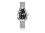 Quarzuhr CLARE MOSS "CMA8-B014S", silber, Armbanduhren, Damen, Quarzuhr