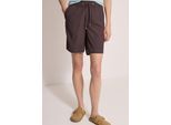 Shorts CECIL, Damen, Gr. 3XL (48), braun (braun cacao), Stoff, 100% Viskose, unifarben, loose fit kurz, Hosen Shorts, im Loose Fit