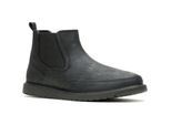 Hush Puppies Jenson Leder Herren Schwarz Stiefel