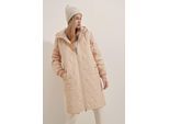 Hooded oversized lange puffer downjas